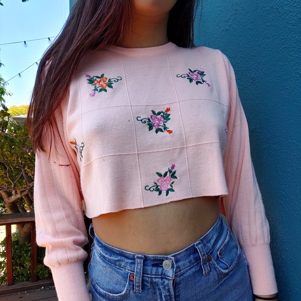 VINTAGE cropped sweater